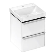 Hansgrohe Xelu Q Vanity unit set High Gloss White 480 475 with 2 drawers with handrinse basin 54368000.jpg