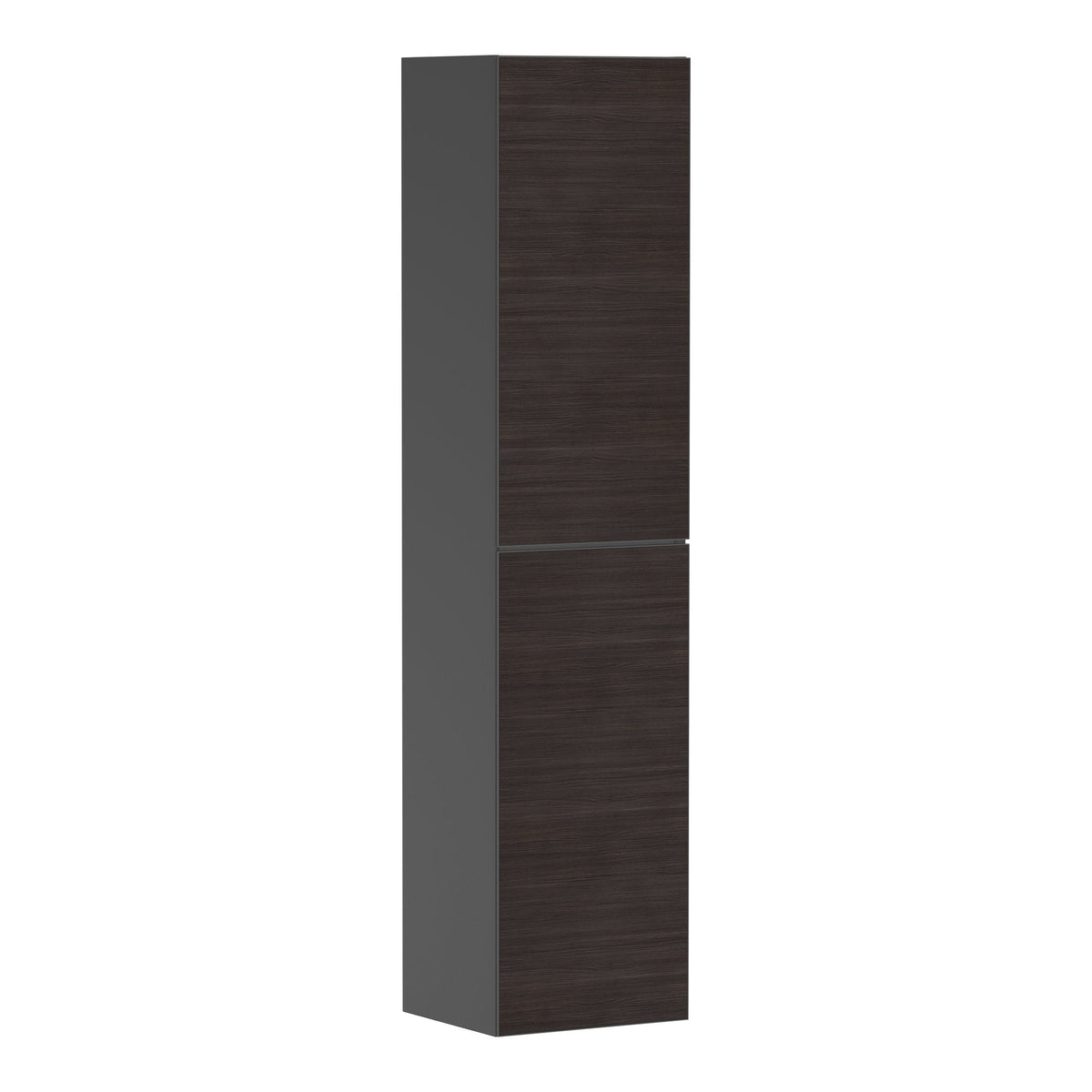 Hansgrohe Xevolos E Tall cabinet Slate Matt Grey 400 360 door hinge left Dark Oak 54220730.jpg