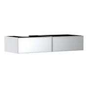 Hansgrohe Xevolos E Vanity unit Matt White 1370 550 with 2 drawers for console with cutout left Metallic White 54319320.jpg