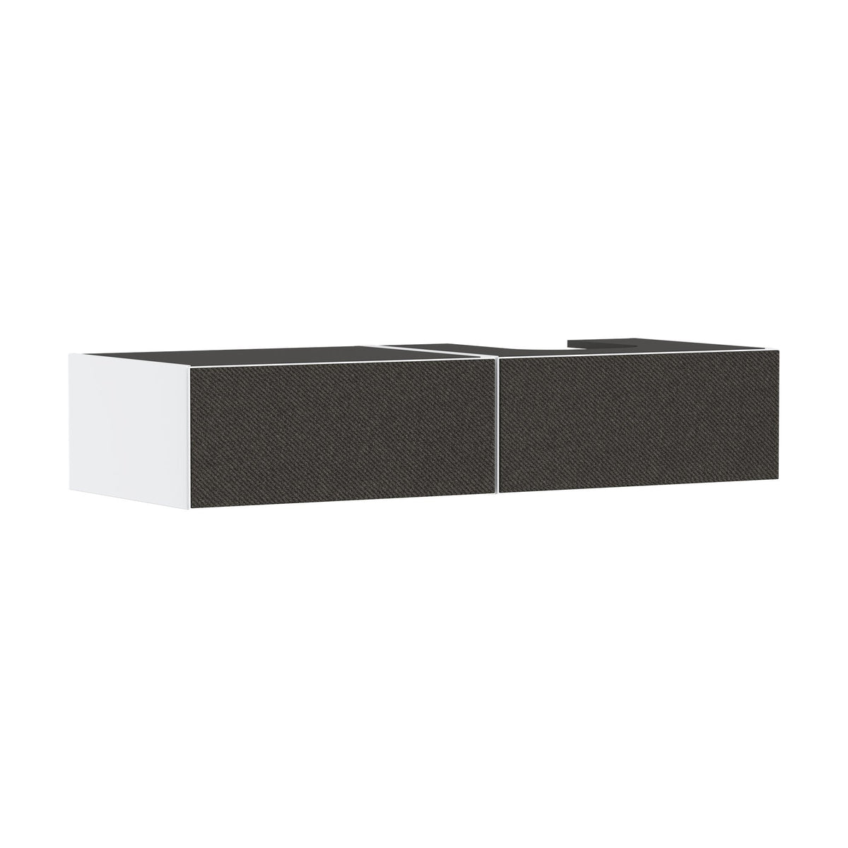 Hansgrohe-Xevolos-E-Vanity-unit-Matt-White-1370-550-with-2-drawers-for-console-with-cutout-right-Textile-Dark-Grey-54322660
