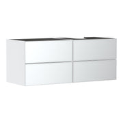 Hansgrohe Xevolos E Vanity unit Matt White 1370 550 with 4 drawers for console with cutout right Metallic White 54239320.jpg