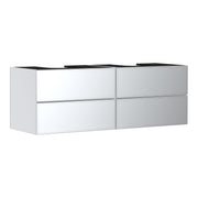 Hansgrohe Xevolos E Vanity unit Matt White 1570 550 with 4 drawers for console with 2 cutouts Metallic White 54199320.jpg
