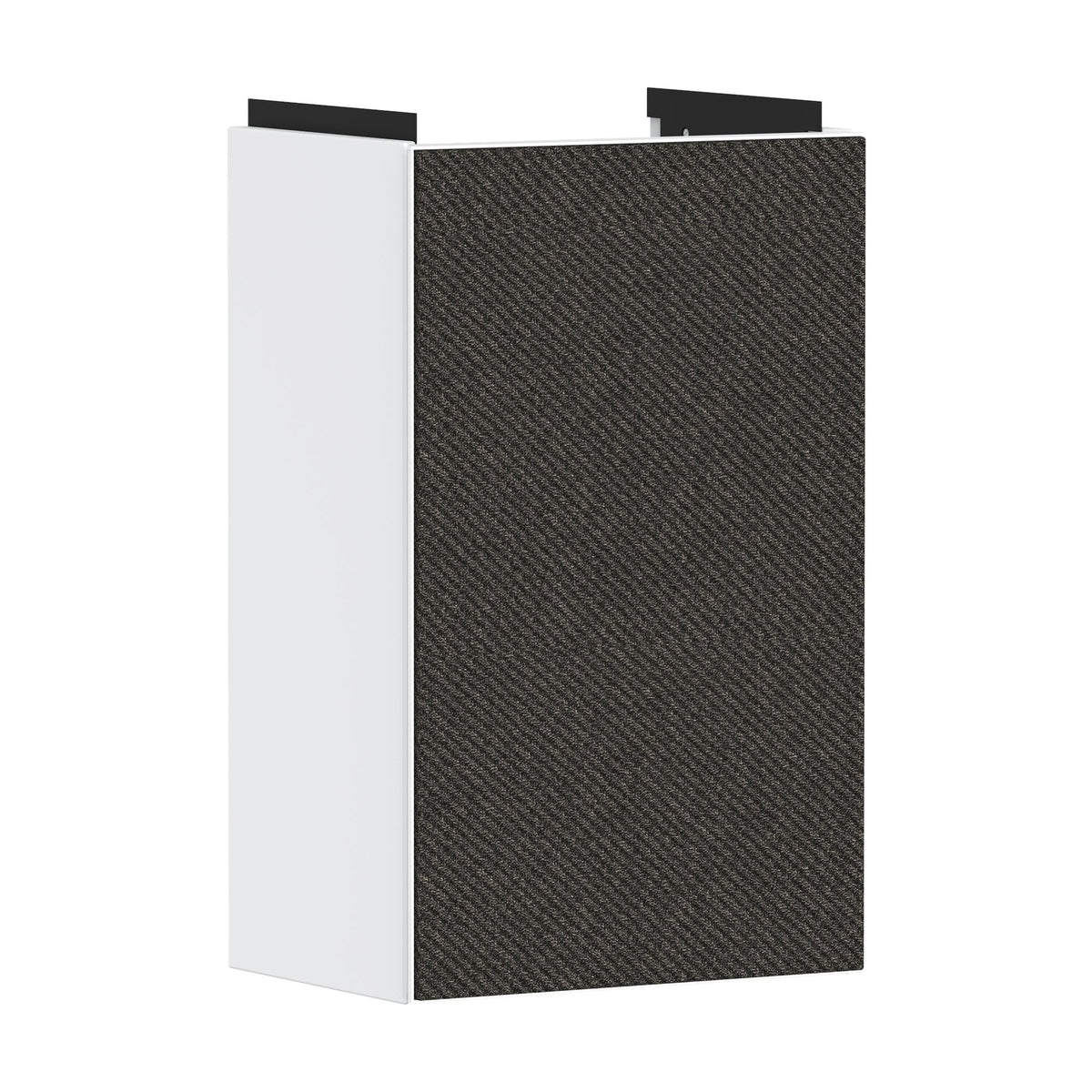 Hansgrohe-Xevolos-E-Vanity-unit-Matt-White-340-250-for-handrinse-basin-door-hinge-left-Textile-Dark-Grey-54166660