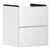 Hansgrohe Xevolos E Vanity unit Matt White 480 475 with 2 drawers for handrinse basin Metallic White 54172320.jpg