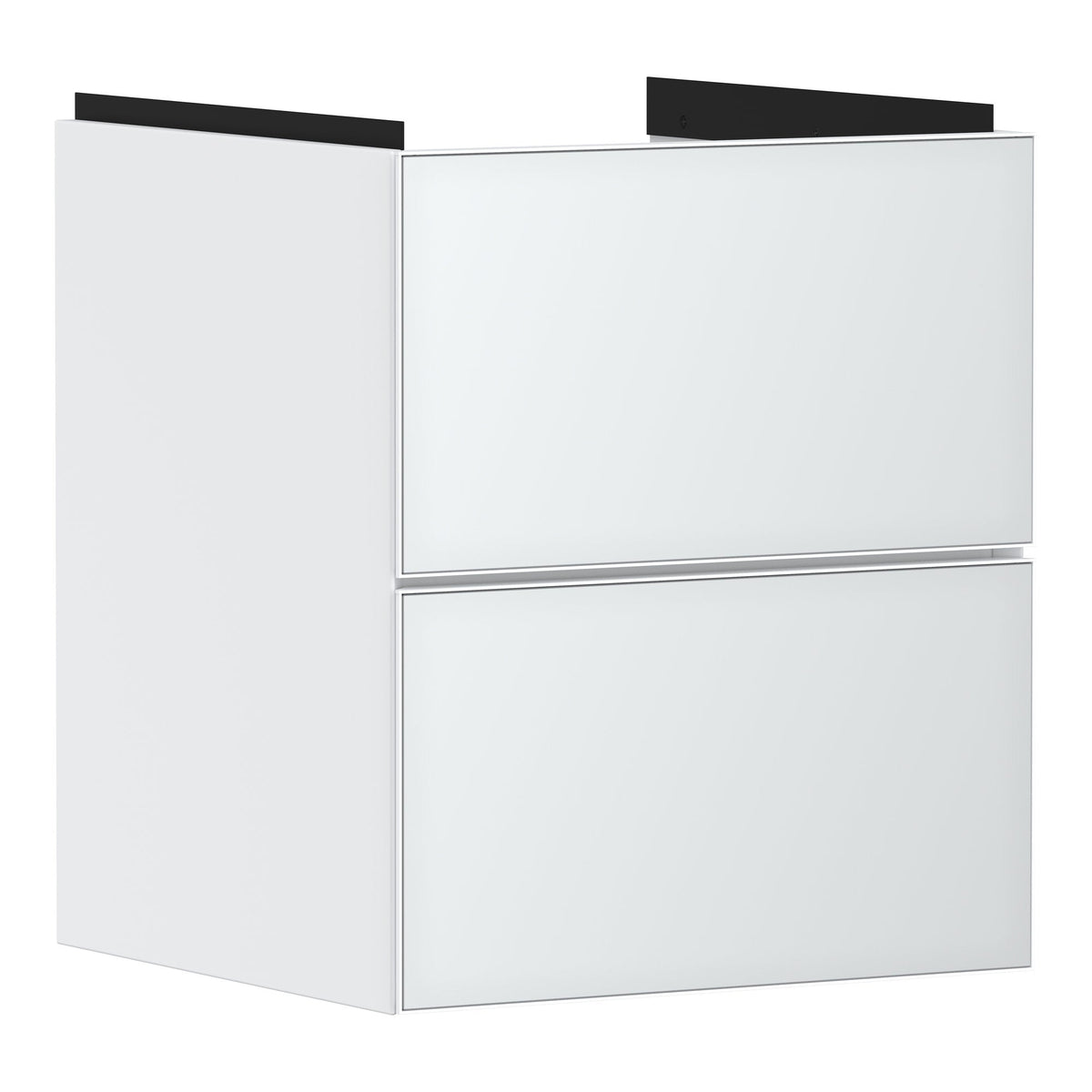 Hansgrohe Xevolos E Vanity unit Matt White 480 475 with 2 drawers for handrinse basin Metallic White 54172320.jpg