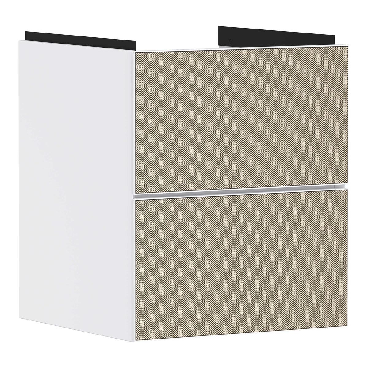 Hansgrohe Xevolos E Vanity unit Matt White 480 475 with 2 drawers for handrinse basin Patterned Bronze 54172390.jpg