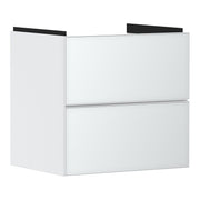 Hansgrohe Xevolos E Vanity unit Matt White 580 475 with 2 drawers for wash basin Metallic White 54175320.jpg