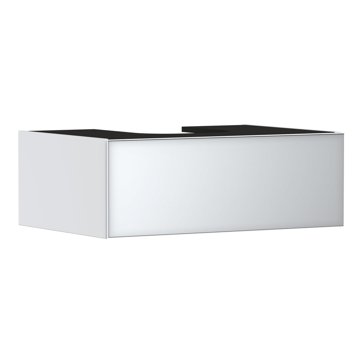 Hansgrohe Xevolos E Vanity unit Matt White 780 550 with 1 drawer for console with cutout middle Metallic White 54310320.jpg