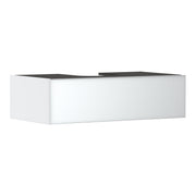 Hansgrohe Xevolos E Vanity unit Matt White 980 550 with 1 drawer for console with cutout middle Metallic White 54313320.jpg