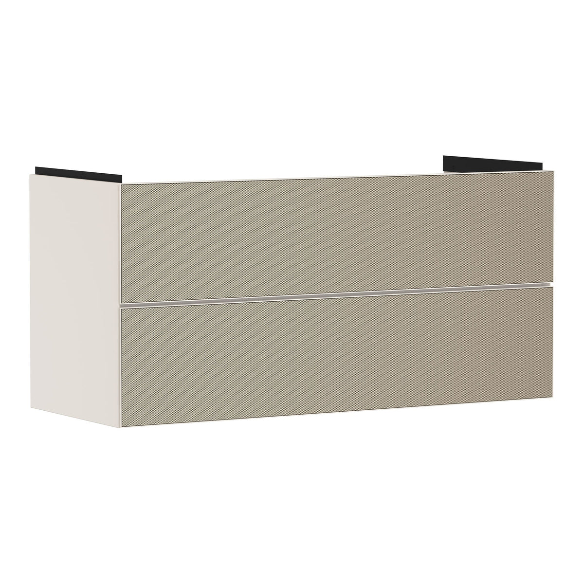 Hansgrohe Xevolos E Vanity unit Sand Matt Beige 1180 475 with 2 drawers for wash basin Patterned Bronze 54185390.jpg