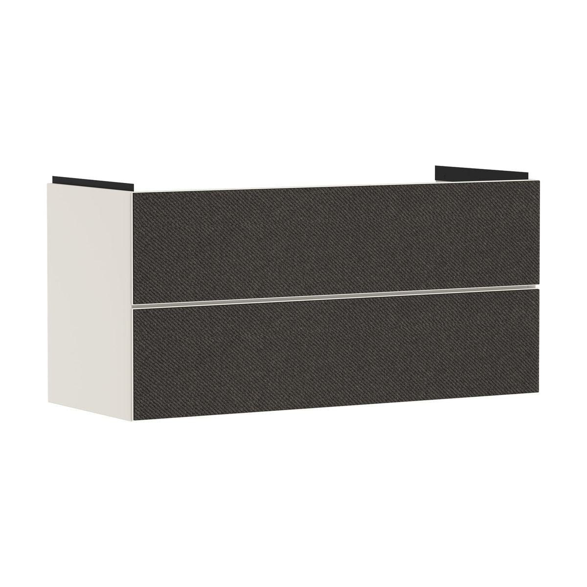 Hansgrohe-Xevolos-E-Vanity-unit-Sand-Matt-Beige-1180-475-with-2-drawers-for-wash-basin-Textile-Dark-Grey-54185660