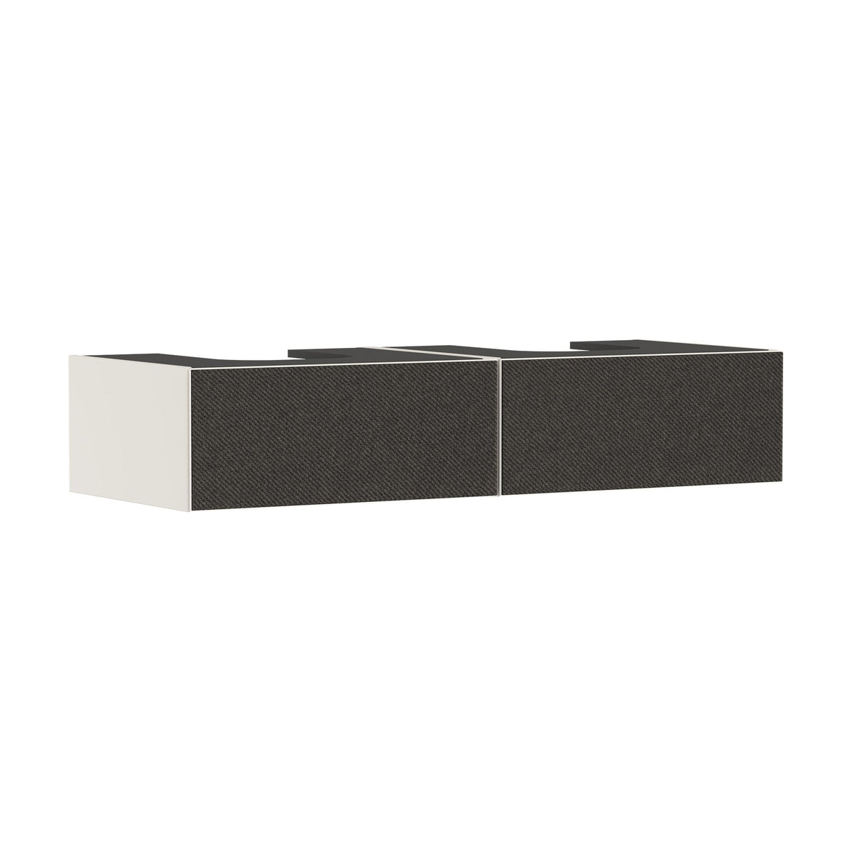 Hansgrohe-Xevolos-E-Vanity-unit-Sand-Matt-Beige-1370-550-with-2-drawers-for-console-with-2-cutouts-Textile-Dark-Grey-54317660