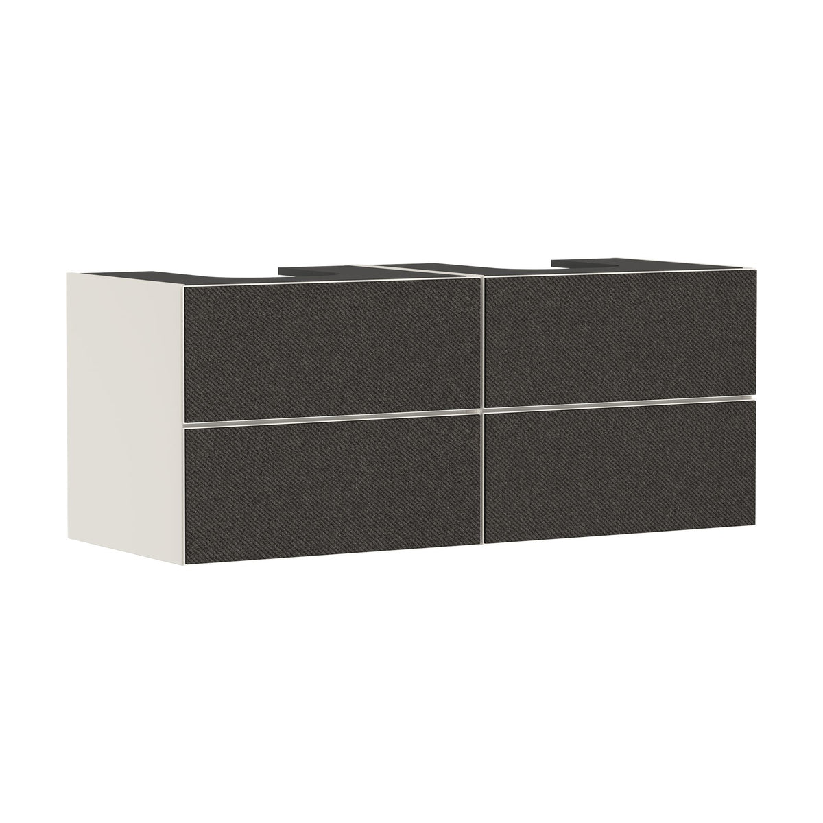 Hansgrohe-Xevolos-E-Vanity-unit-Sand-Matt-Beige-1370-550-with-4-drawers-for-console-with-2-cutouts-Textile-Dark-Grey-54197660