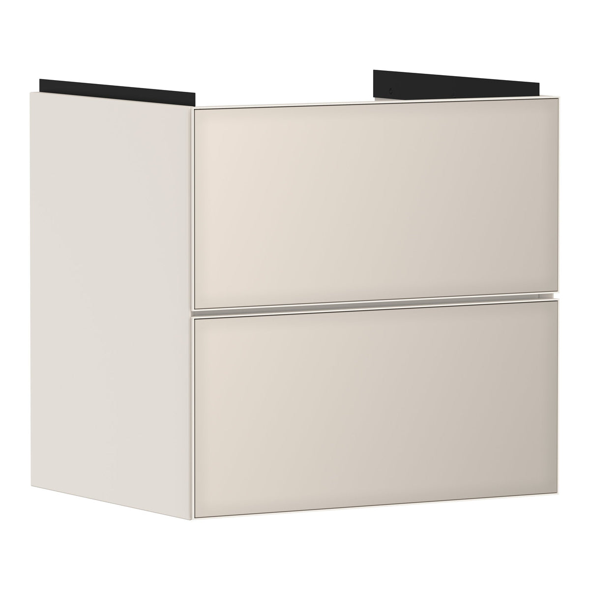Hansgrohe Xevolos E Vanity unit Sand Matt Beige 580 475 with 2 drawers for wash basin Metallic Sand Beige 54176790.jpg