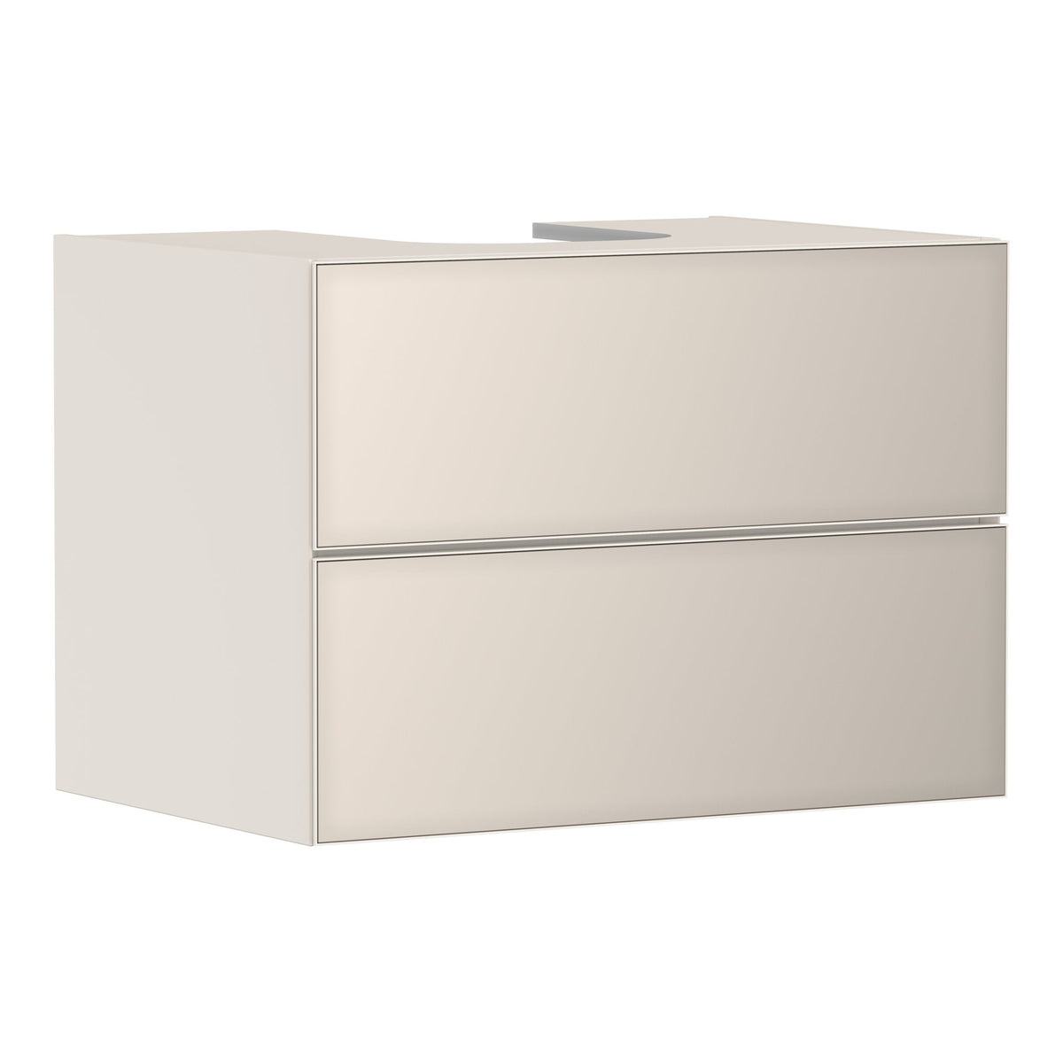 Hansgrohe Xevolos E Vanity unit Sand Matt Beige 780 550 with 2 drawers for console with cutout middle Metallic Sand Beige 54188790.jpg