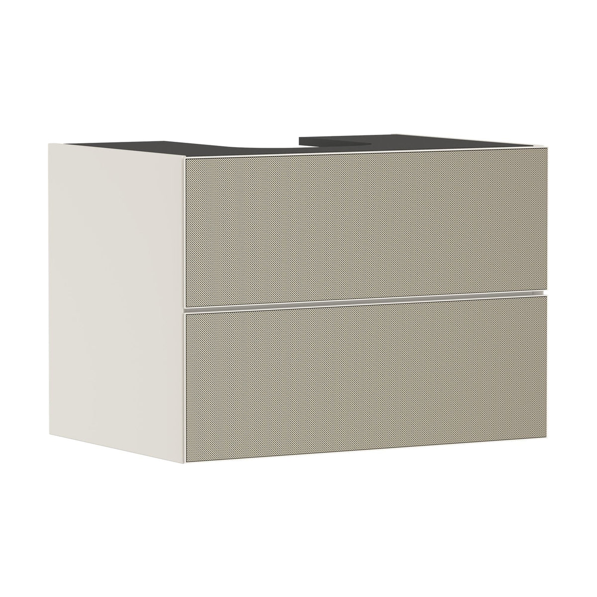 Hansgrohe-Xevolos-E-Vanity-unit-Sand-Matt-Beige-780-550-with-2-drawers-for-console-with-cutout-middle-Patterned-Bronze-54188390