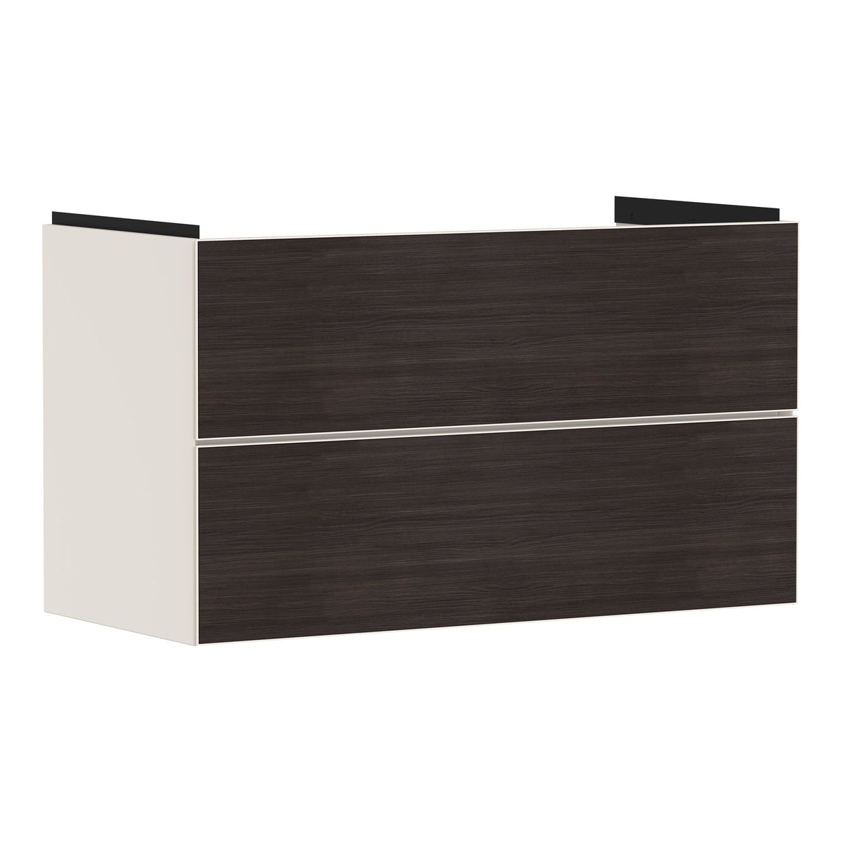 Hansgrohe Xevolos E Vanity unit Sand Matt Beige 980 475 with 2 drawers for wash basin Dark Oak 54182730.jpg