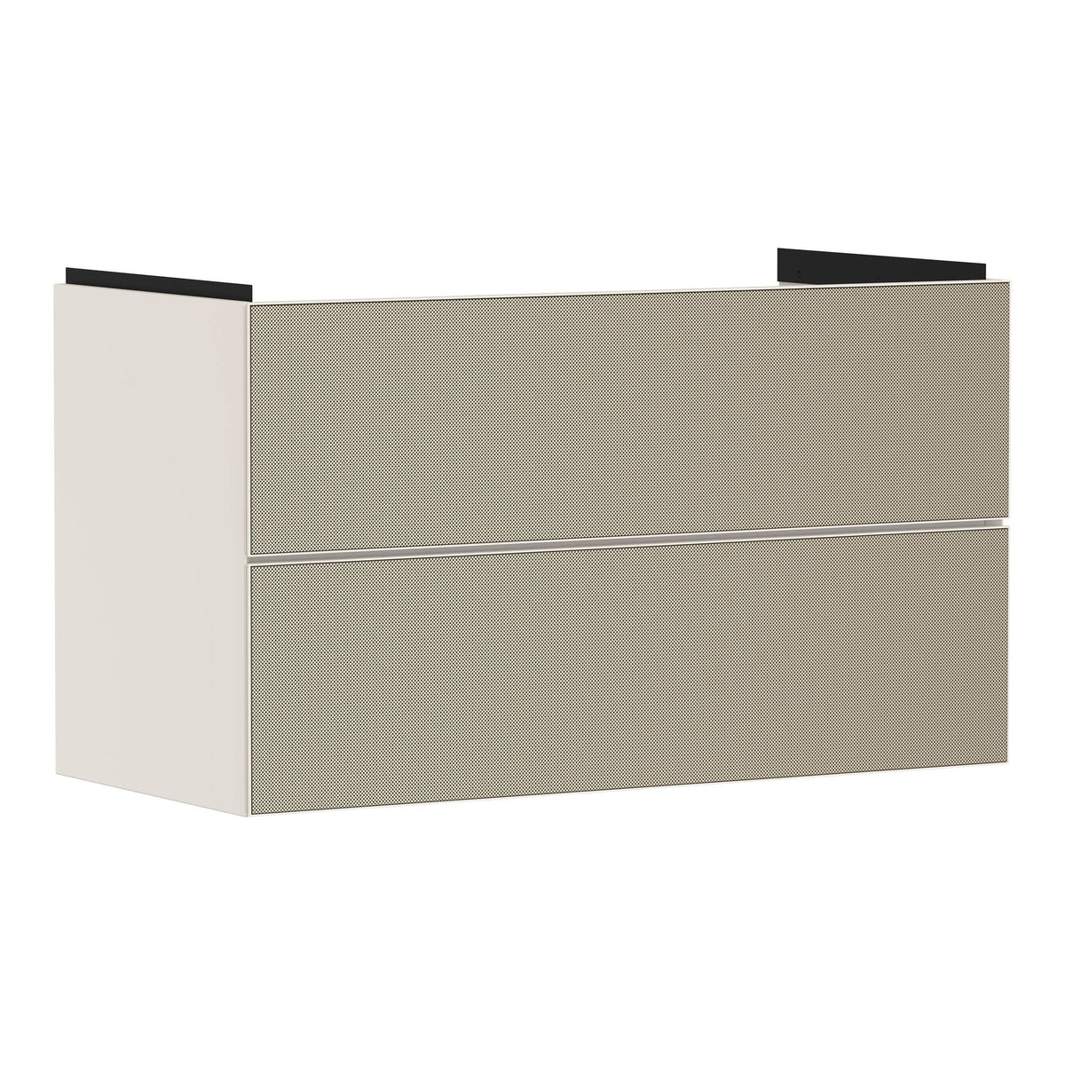 Hansgrohe Xevolos E Vanity unit Sand Matt Beige 980 475 with 2 drawers for wash basin Patterned Bronze 54182390.jpg