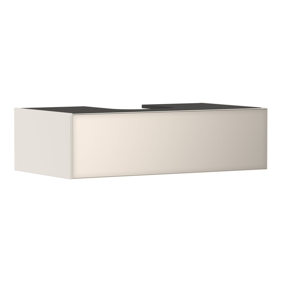 Hansgrohe Xevolos E Vanity unit Sand Matt Beige 980 550 with 1 drawer for console with cutout middle Metallic Sand Beige 54314790.jpg