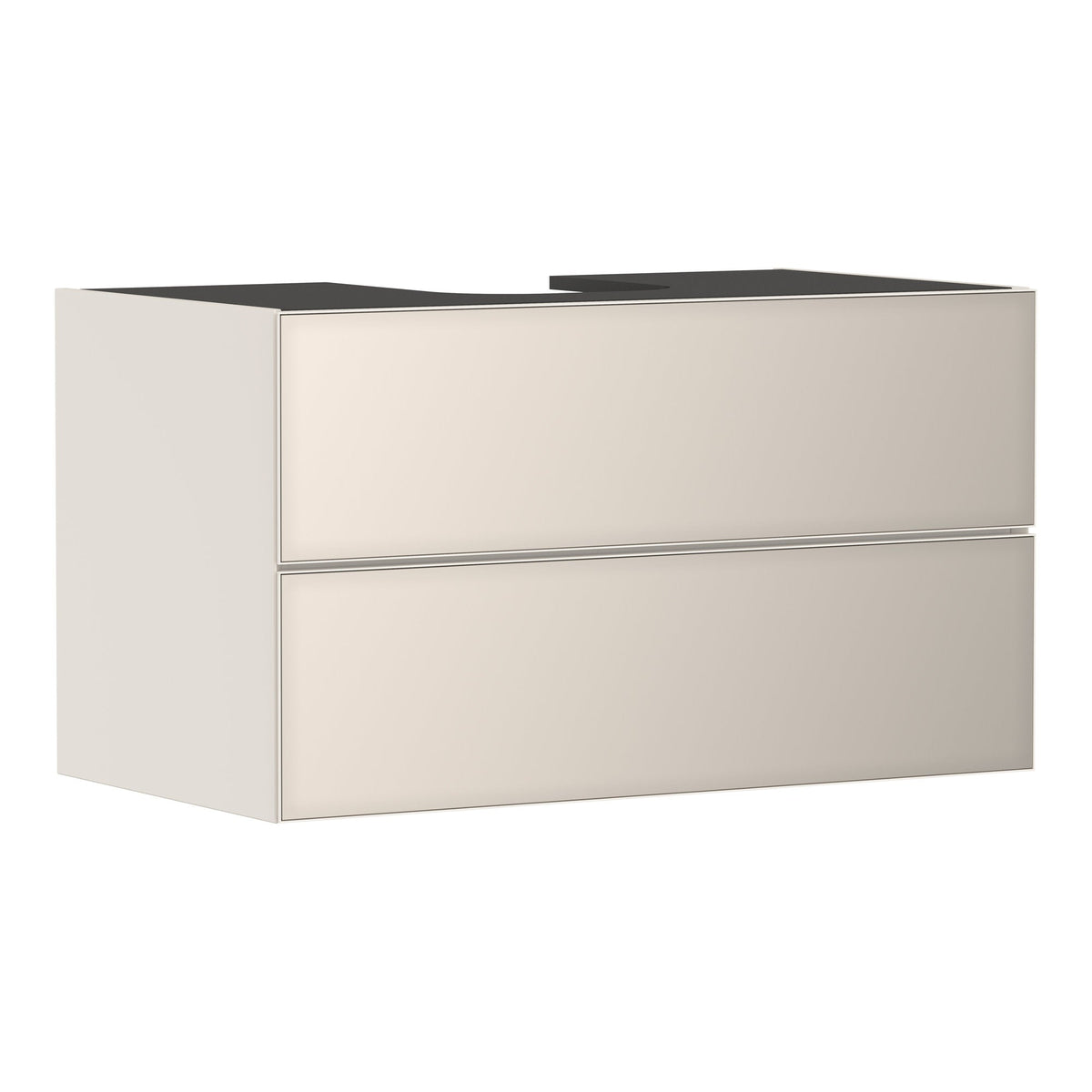 Hansgrohe Xevolos E Vanity unit Sand Matt Beige 980 550 with 2 drawers for console with cutout middle Metallic Sand Beige 54191790.jpg