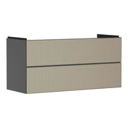 Hansgrohe Xevolos E Vanity unit Slate Matt Grey 1180 475 with 2 drawers for wash basin Patterned Bronze 54186390.jpg