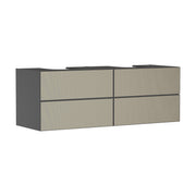 Hansgrohe-Xevolos-E-Vanity-unit-Slate-Matt-Grey-1570-550-with-4-drawers-for-console-with-2-cutouts-Patterned-Bronze-54201390