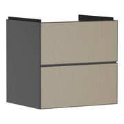 Hansgrohe Xevolos E Vanity unit Slate Matt Grey 580 475 with 2 drawers for wash basin Patterned Bronze 54177390.jpg