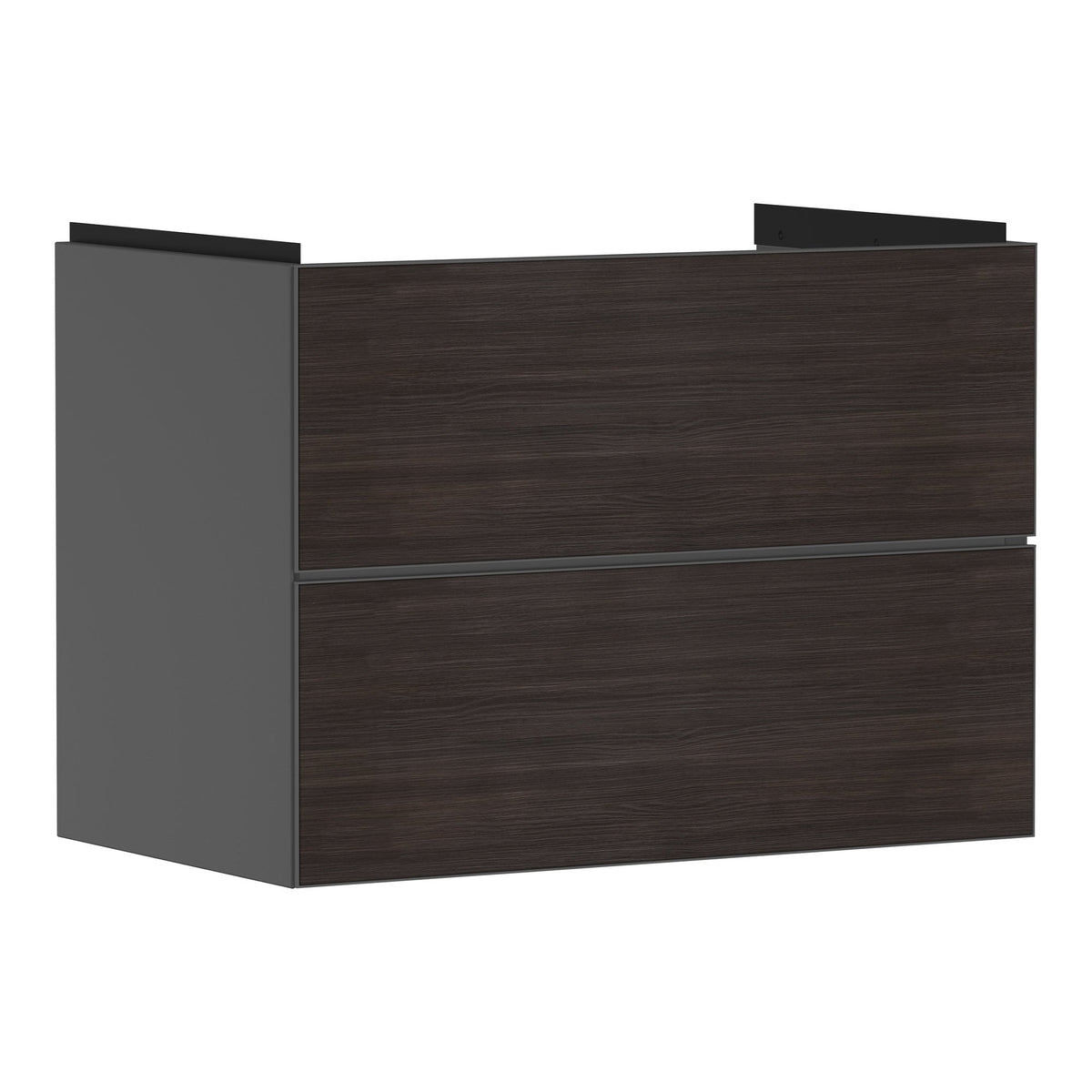 Hansgrohe Xevolos E Vanity unit Slate Matt Grey 780 475 with 2 drawers for wash basin Dark Oak 54180730.jpg