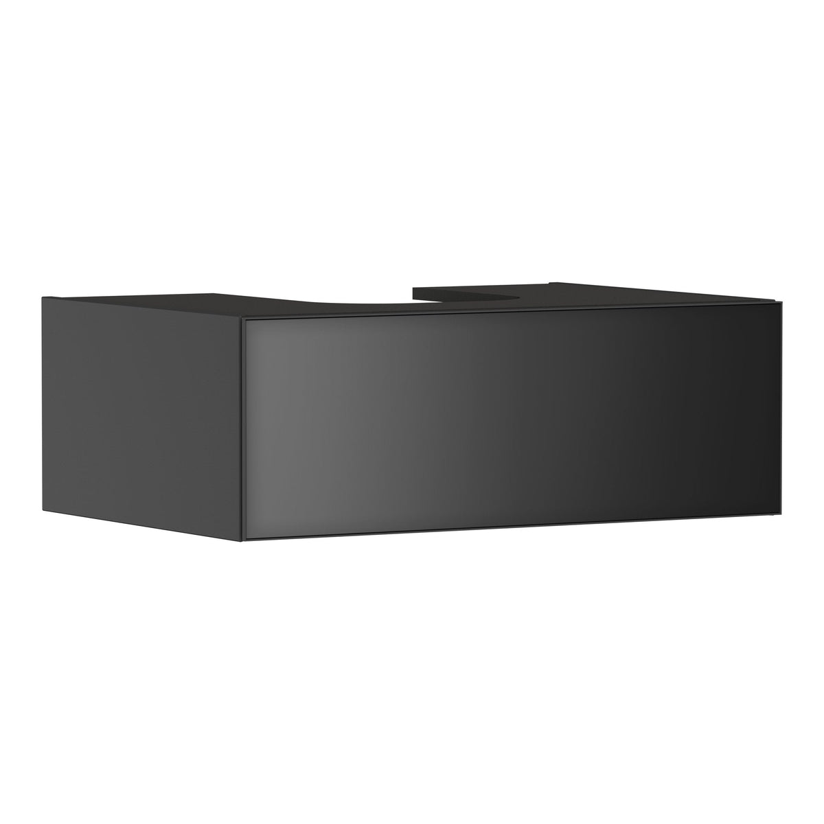 Hansgrohe Xevolos E Vanity unit Slate Matt Grey 780 550 with 1 drawer for console with cutout middle Metallic Slate Grey 54312770.jpg
