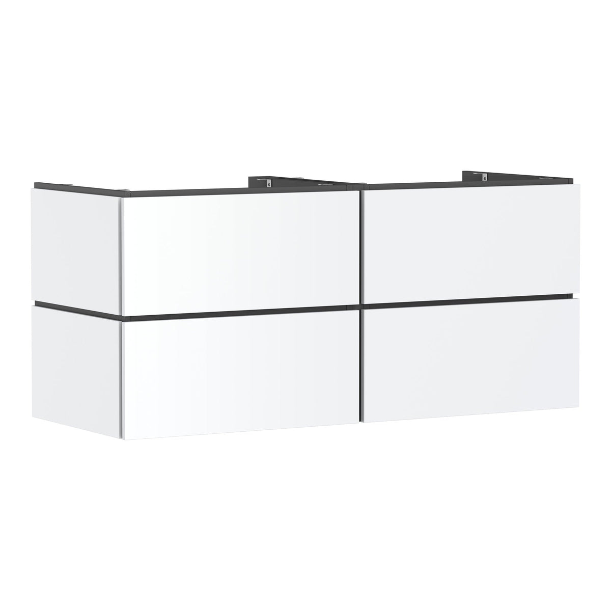 Hansgrohe Xilesa E Vanity unit 1375 550 with 4 drawers PushOpen for console Matt White 54306700.jpg