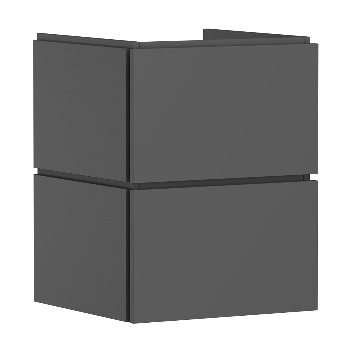 Hansgrohe-Xilesa-E-Vanity-unit-480-470-with-2-drawers-PushOpen-for-handrinse-basin-Slate-Matt-Grey-54291760