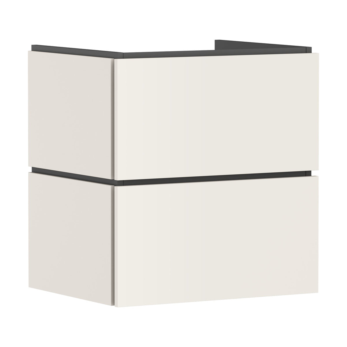 Hansgrohe-Xilesa-E-Vanity-unit-580-470-with-2-drawers-PushOpen-for-wash-basin-Sand-Matt-Beige-54293780