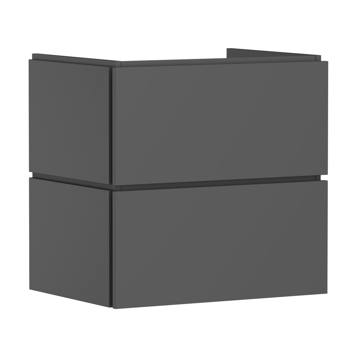 Hansgrohe-Xilesa-E-Vanity-unit-630-470-with-2-drawers-PushOpen-for-wash-basin-Slate-Matt-Grey-54294760