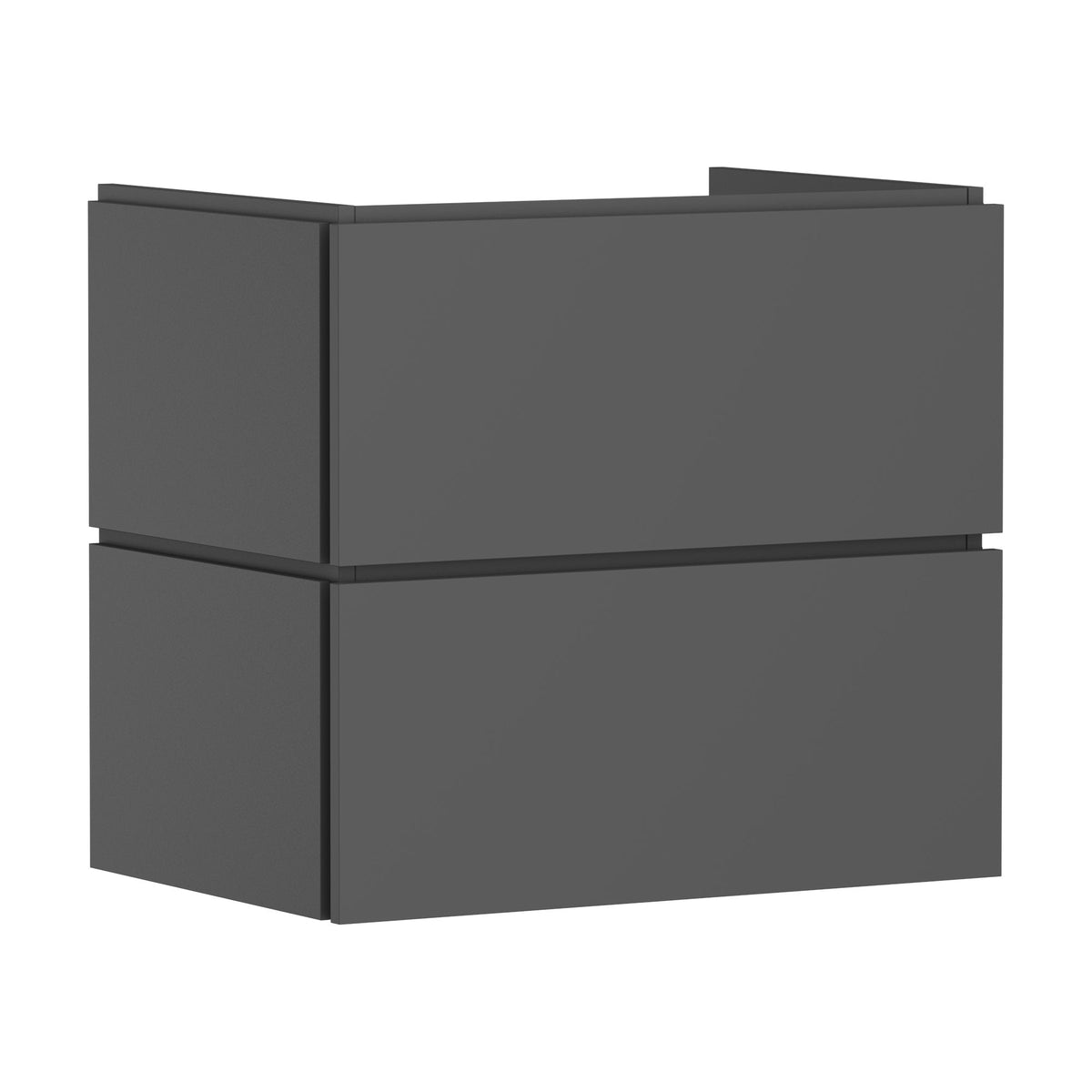 Hansgrohe-Xilesa-E-Vanity-unit-680-470-with-2-drawers-PushOpen-for-wash-basin-Slate-Matt-Grey-54295760