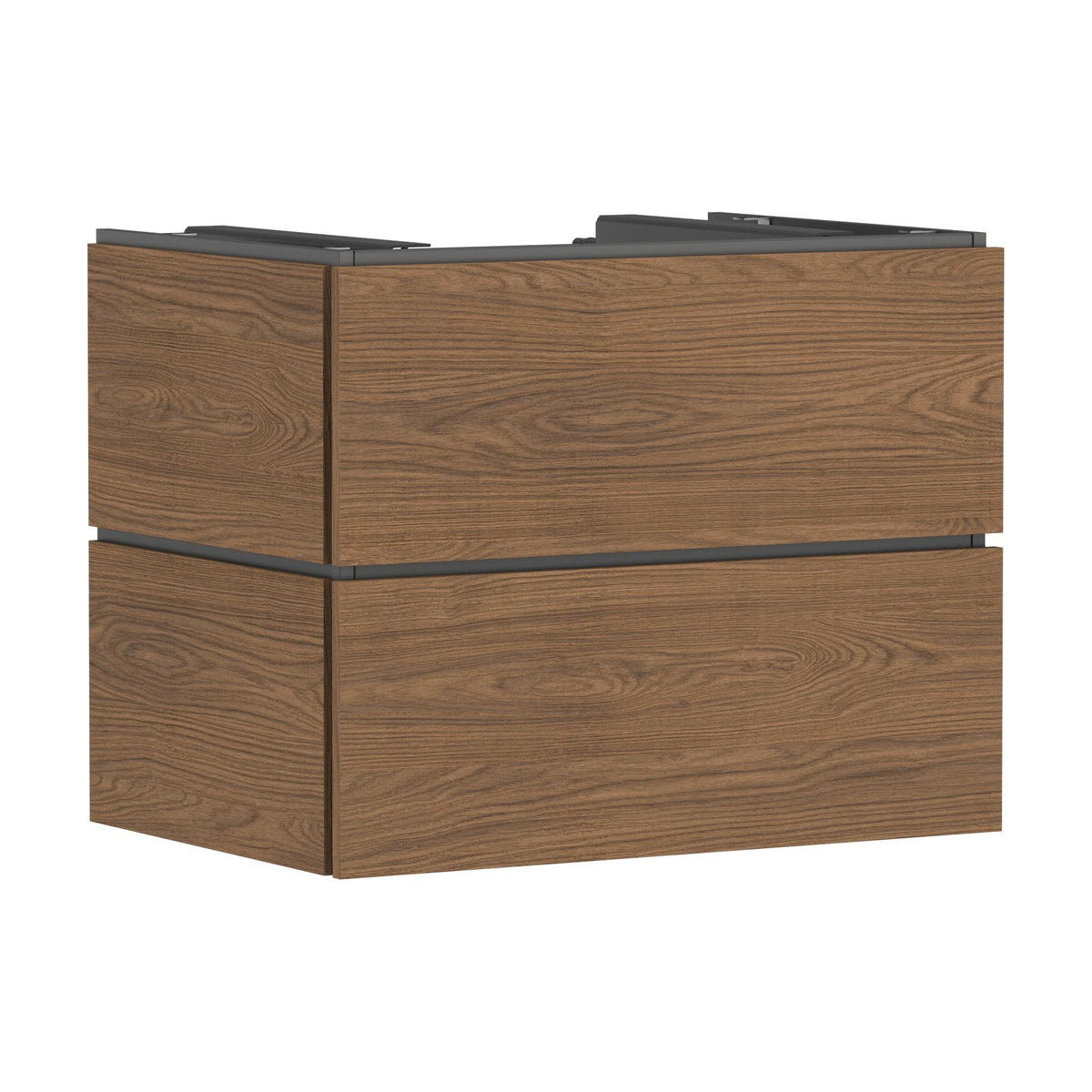 Hansgrohe-Xilesa-E-Vanity-unit-780-550-with-2-drawers-PushOpen-for-console-with-cutout-middle-Cashmere-Oak-54300550