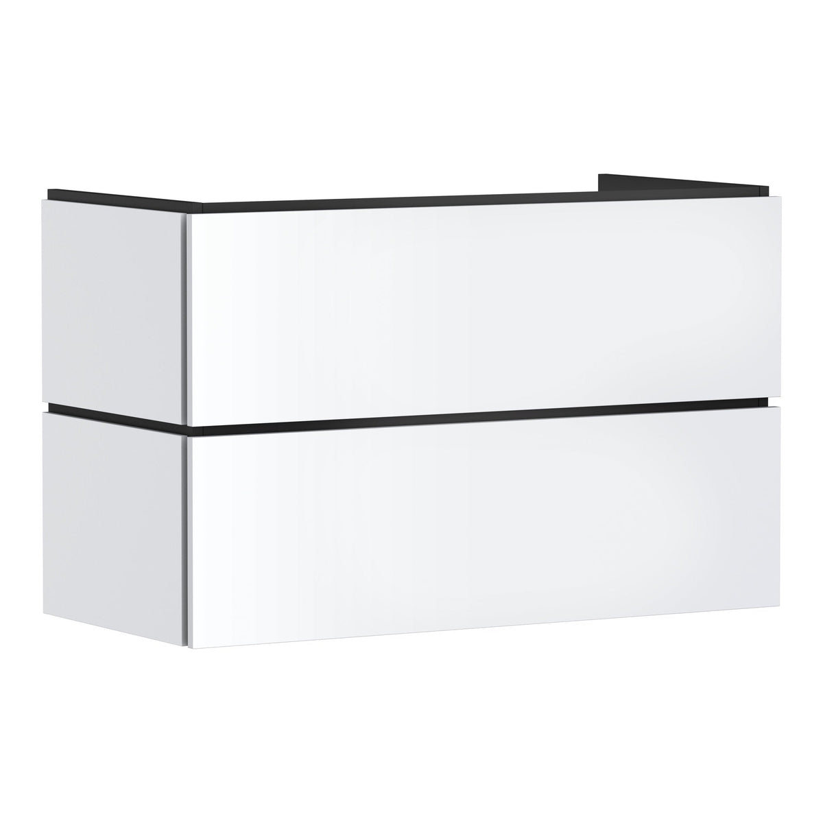 Hansgrohe Xilesa E Vanity unit 980 470 with 2 drawers PushOpen for wash basin Matt White 54297700.jpg