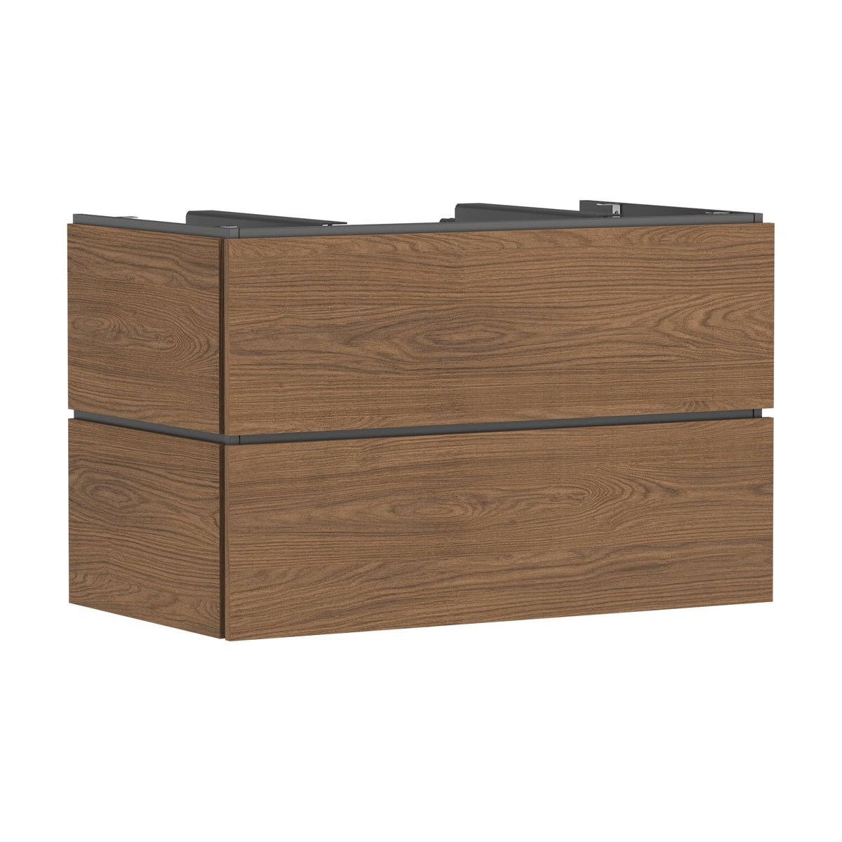 Hansgrohe-Xilesa-E-Vanity-unit-980-550-with-2-drawers-PushOpen-for-console-with-cutout-middle-Cashmere-Oak-54302550