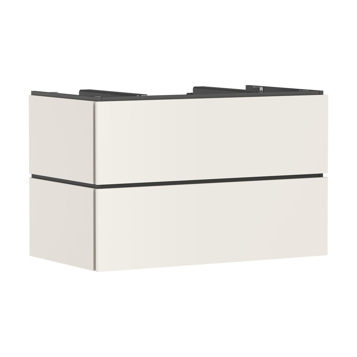 Hansgrohe-Xilesa-E-Vanity-unit-980-550-with-2-drawers-PushOpen-for-console-with-cutout-middle-Sand-Matt-Beige-54302780