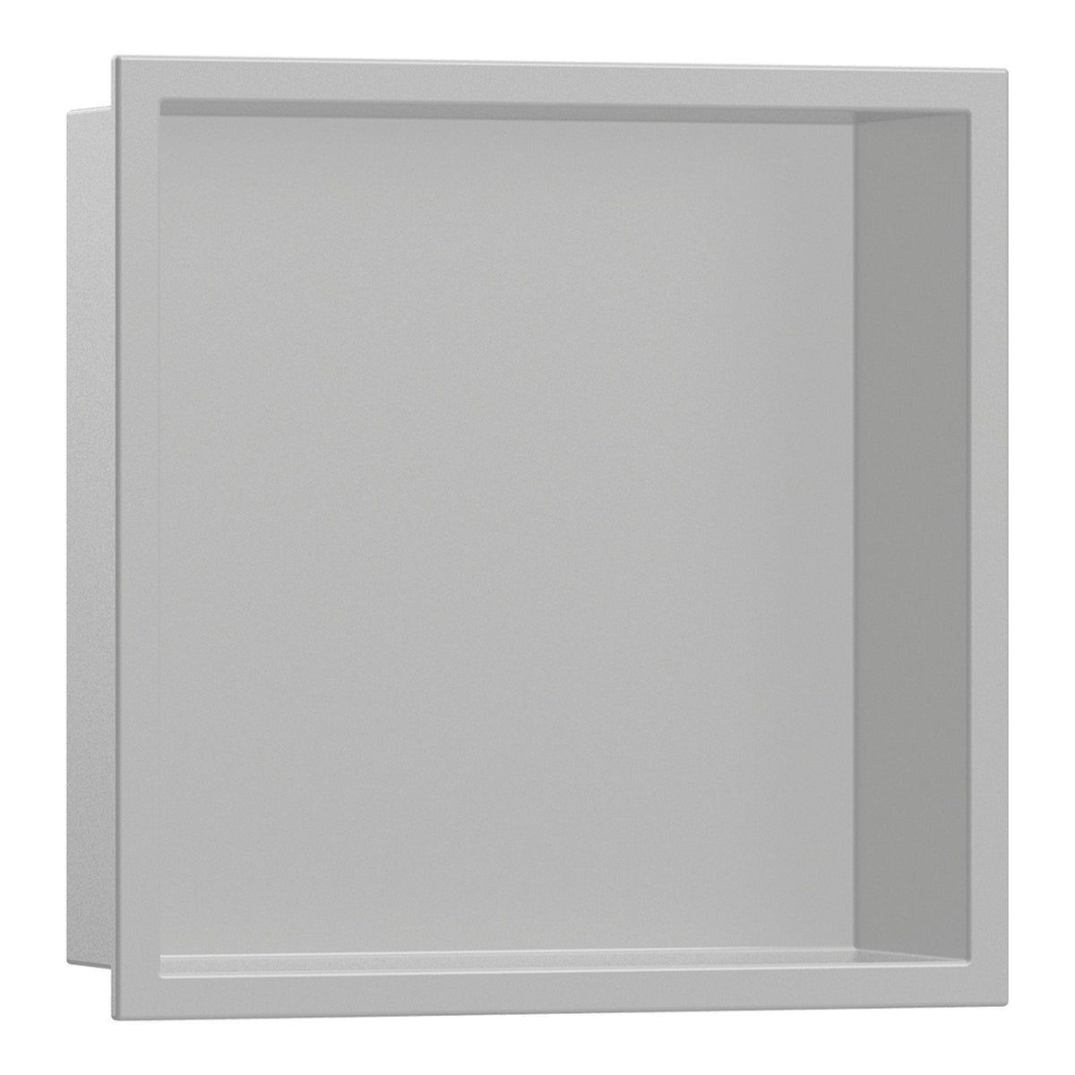 Hansgrohe XtraStoris Original Wall niche with frame 300 300 100 Concretegrey 56061380.jpg