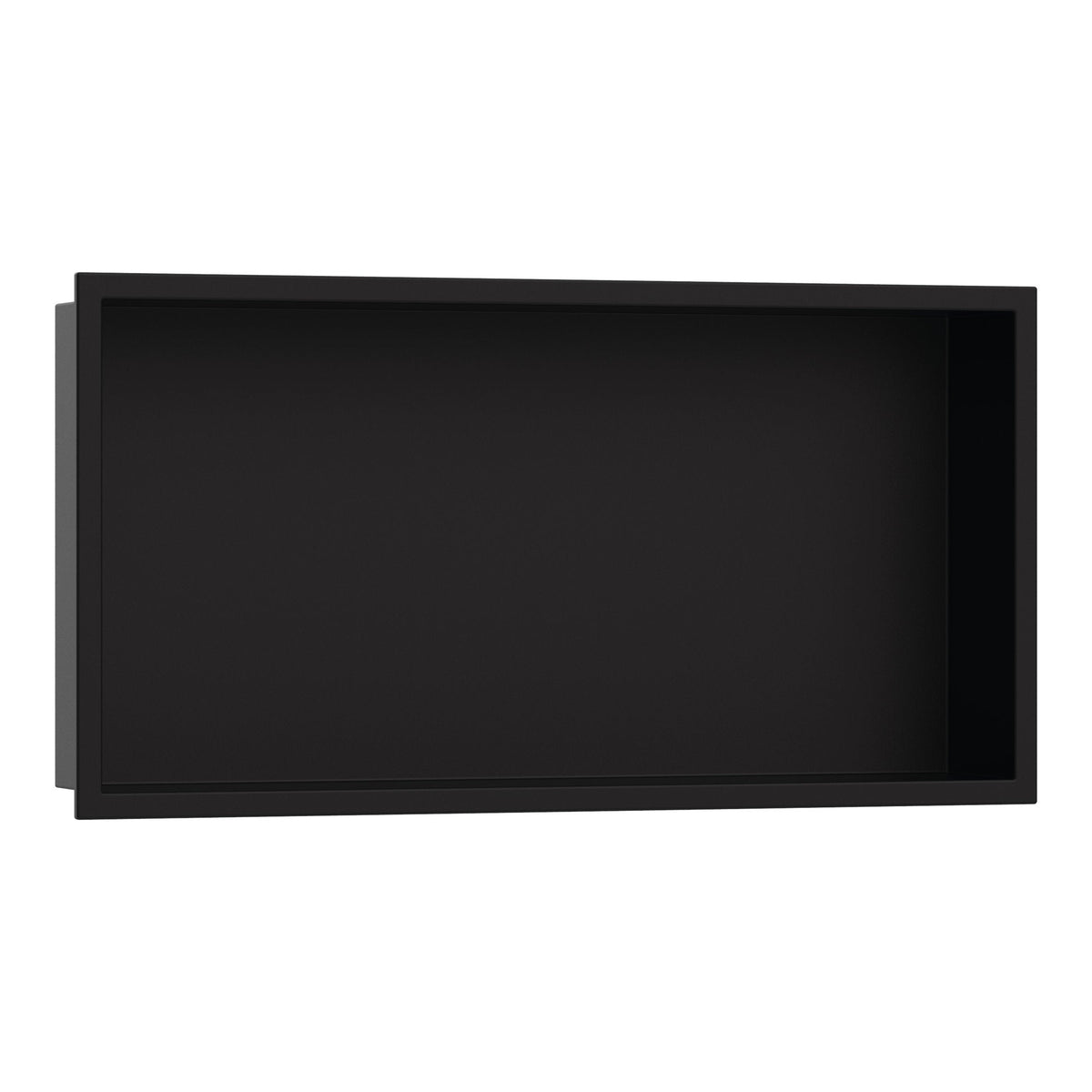 Hansgrohe XtraStoris Original Wall niche with frame 300 600 100 Matt Black 56064670.jpg