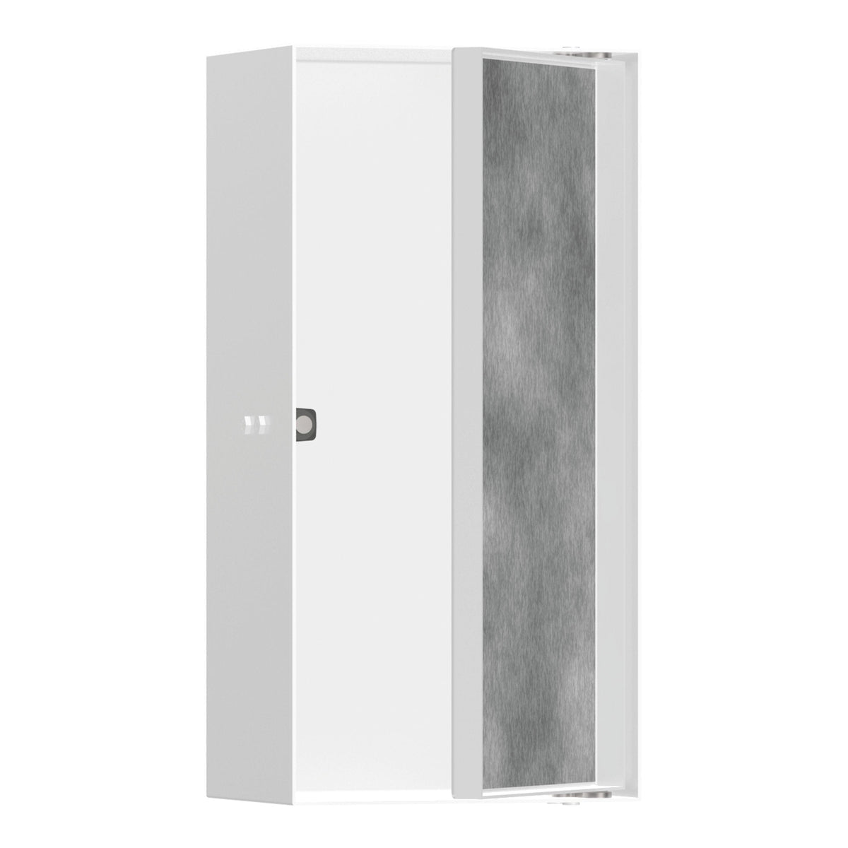 Hansgrohe XtraStoris Rock Wall niche with tileable door 300 150 100 Matt White 56082700.jpg