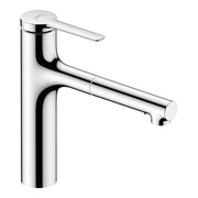Hansgrohe Zesis M33 Single lever kitchen mixer 160 metal pull out spray 2jet Chrome 74822000.jpg
